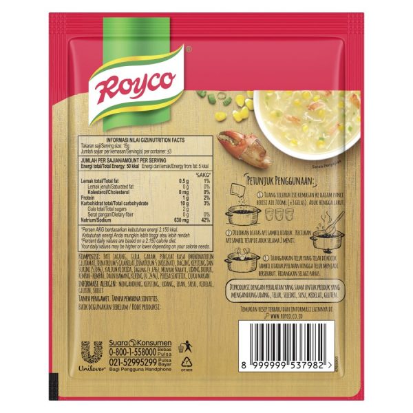 Royco Sup Krim Kepiting & Jagung 44G