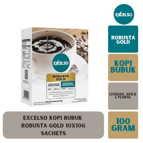 Excelso Kopi Bubuk Robusta Gold 10X10g