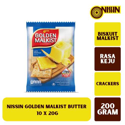 Nissin Golden Malkist Butter 10 x 20g