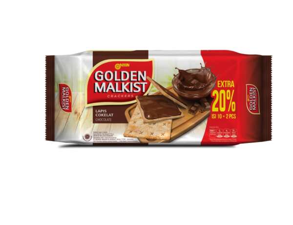 Nissin Golden Malkist Crackers Chocolate 120gr - 99ninetynine